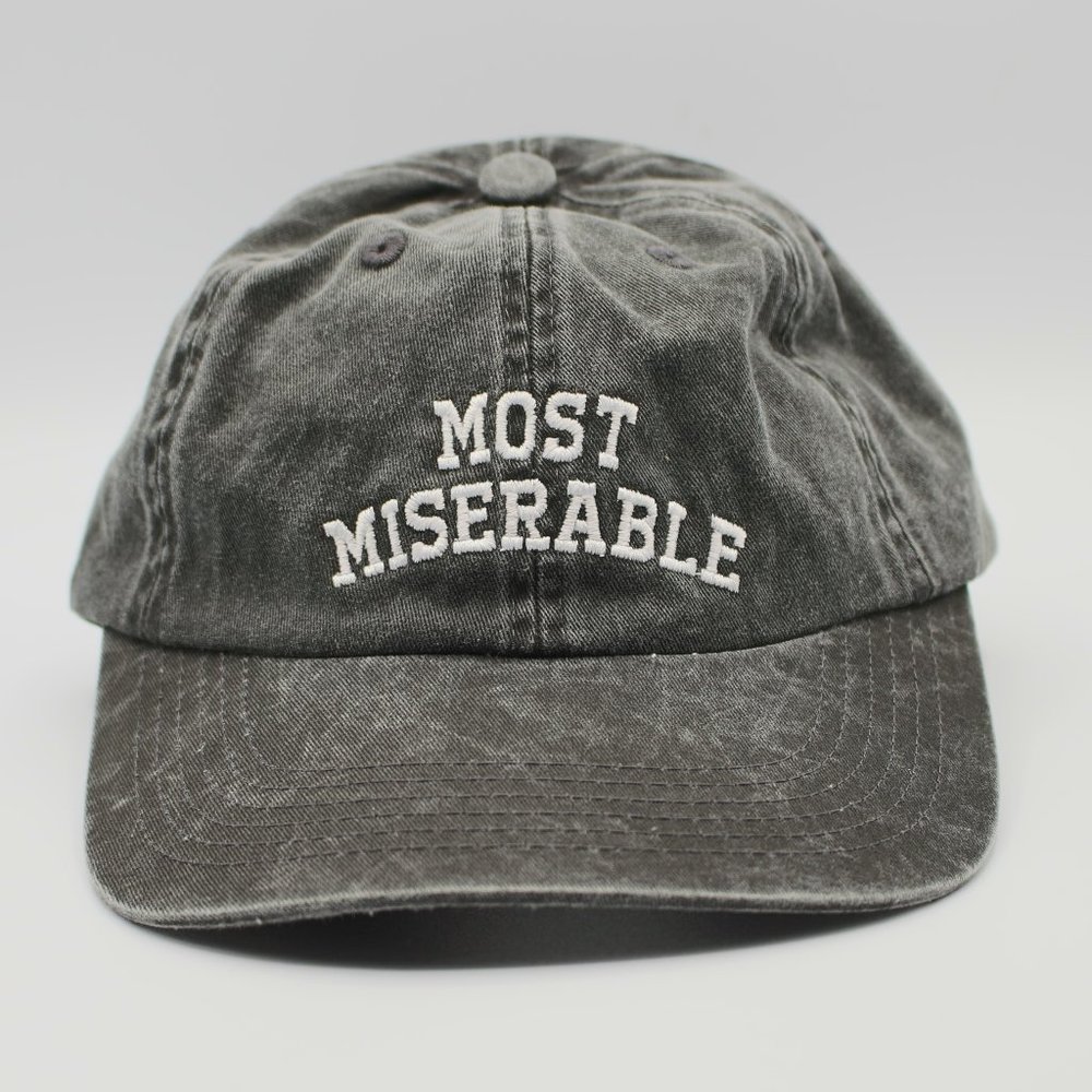 Miserable Hat - Washed Black Color